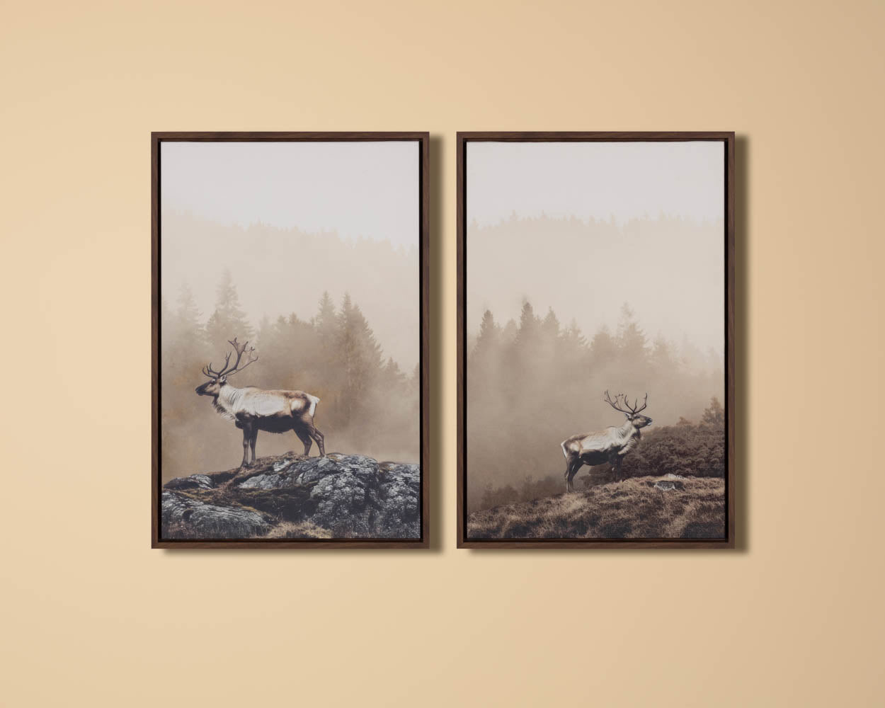 Into The Wild I - 20" X 30" - Brown Floater Frame
