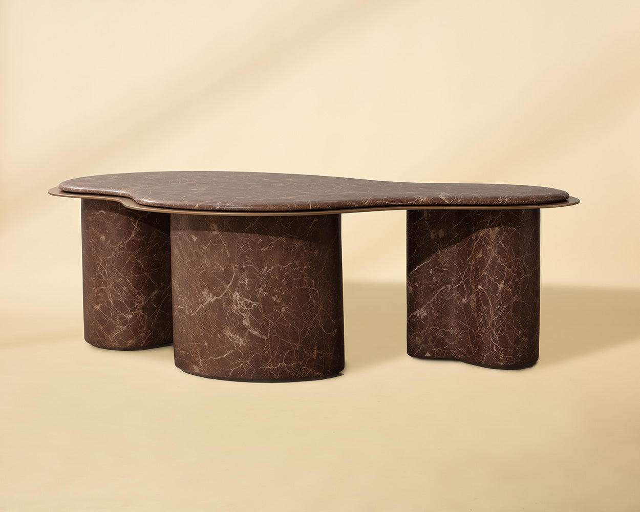 Isola Coffee Table - Marble Look