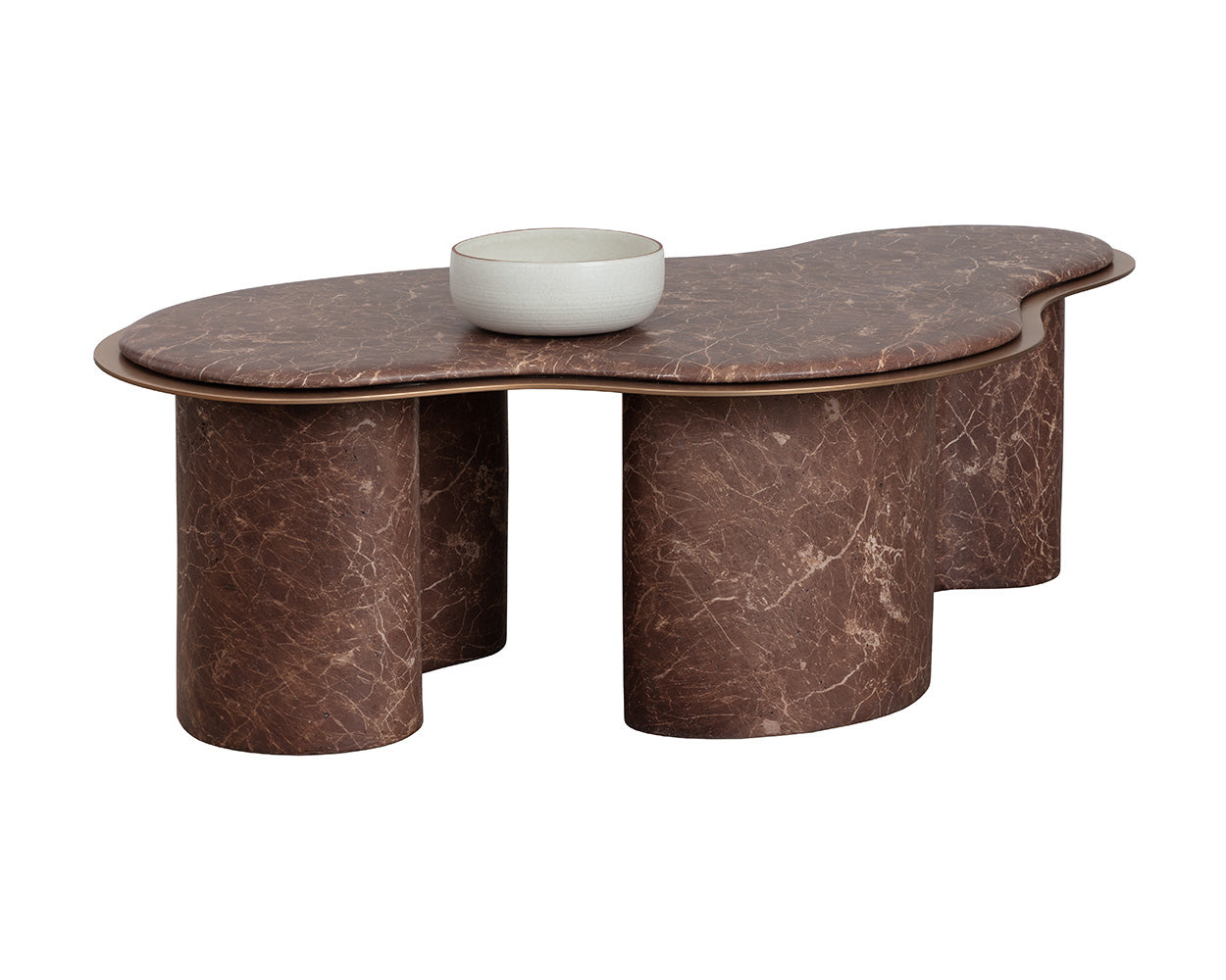Isola Coffee Table - Marble Look