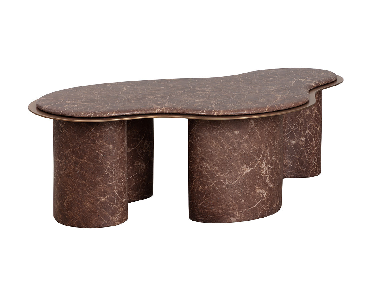 Isola Coffee Table - Marble Look