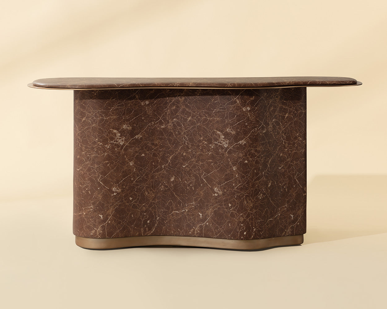 Isola Console Table - Marble Look
