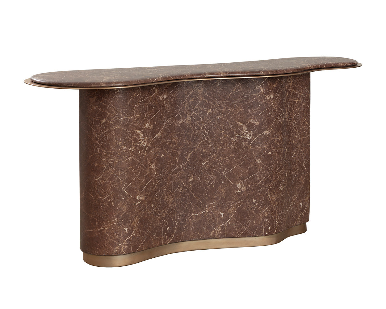 Isola Console Table - Marble Look