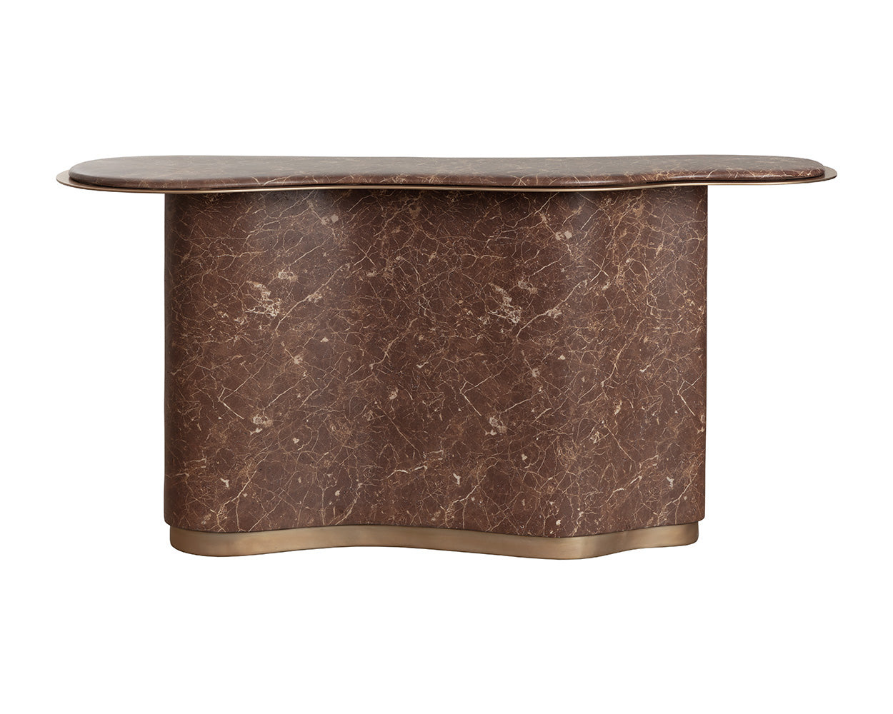 Isola Console Table - Marble Look