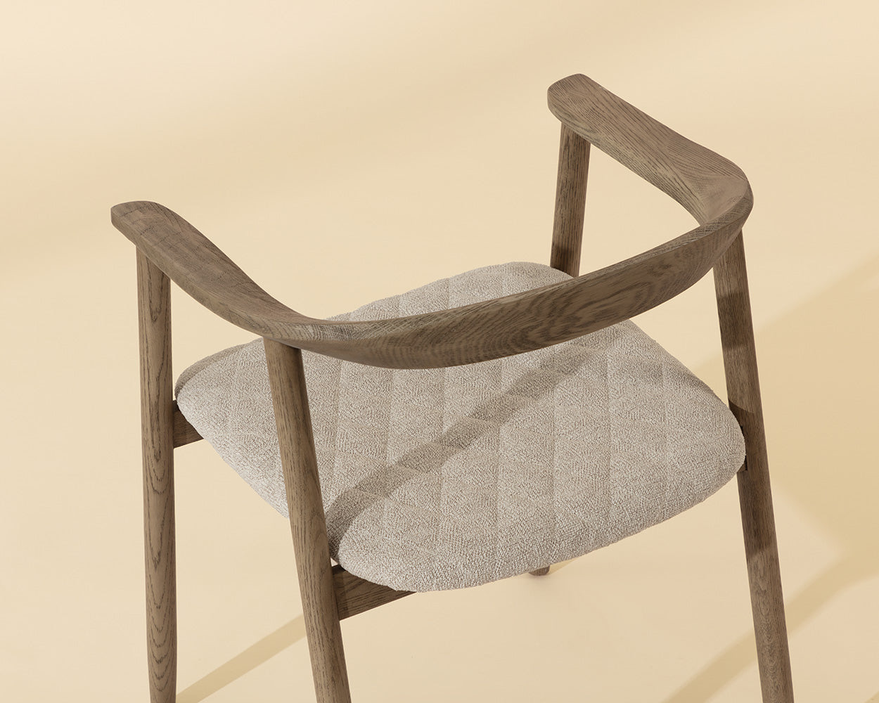 Jeremy Dining Armchair - Weathered Oak