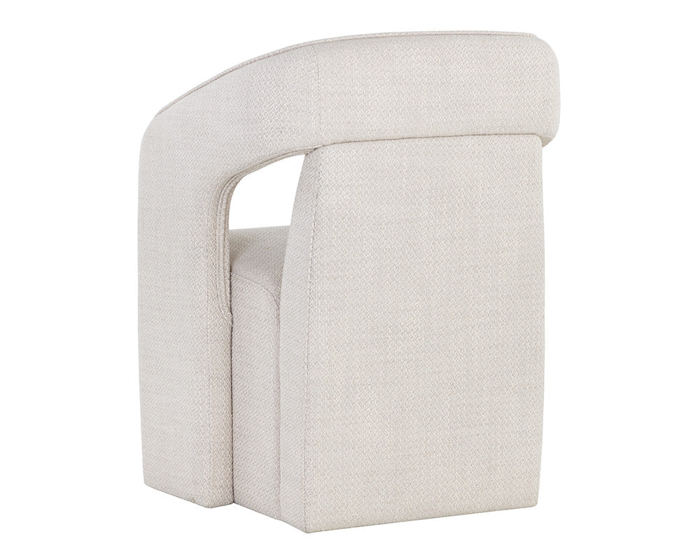 Kendrick Wheeled Dining Armchair