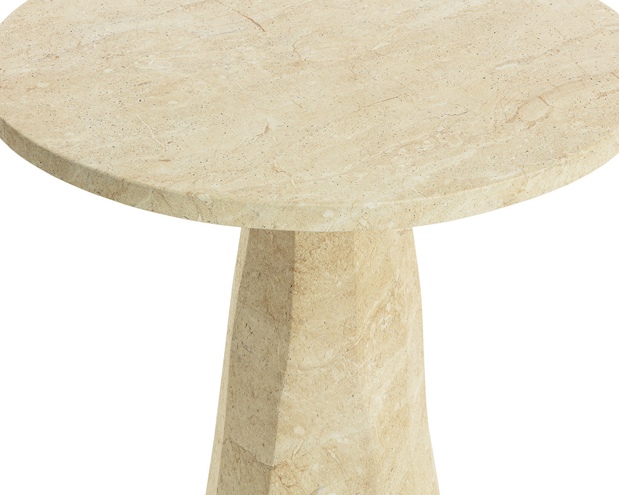 Kliff Bar Table - Travertine Look - 34"