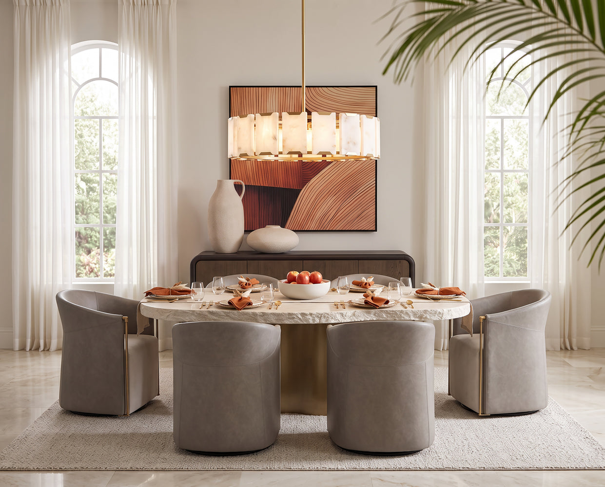 Leontine Swivel Lounge Chair