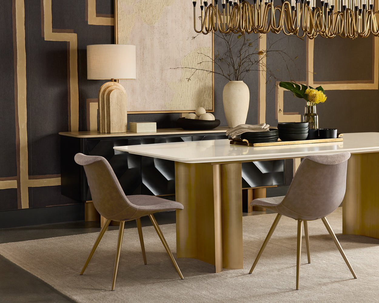Lipa Dining Chair - Antique Bronze