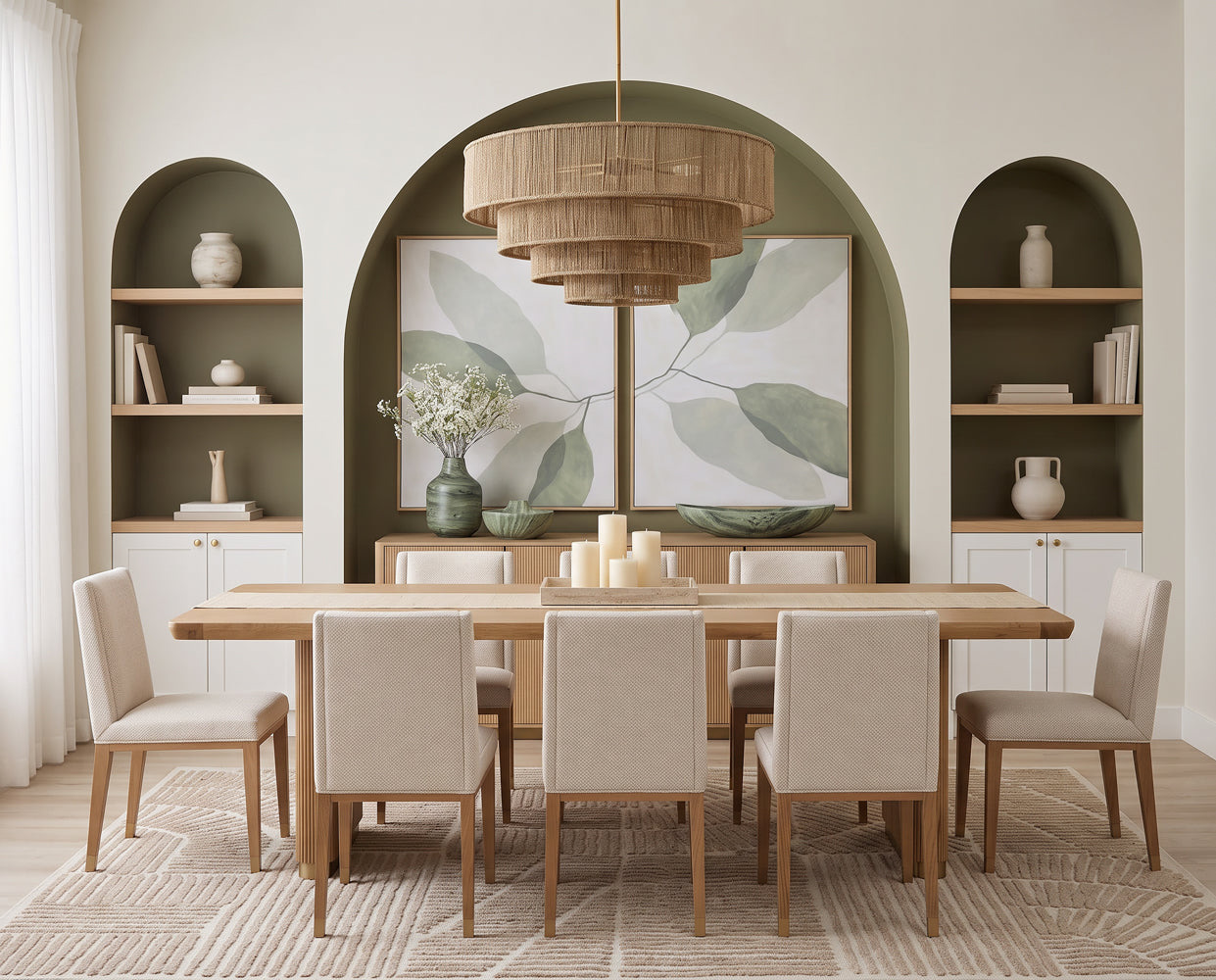 Lumina Chandelier - Natural Jute