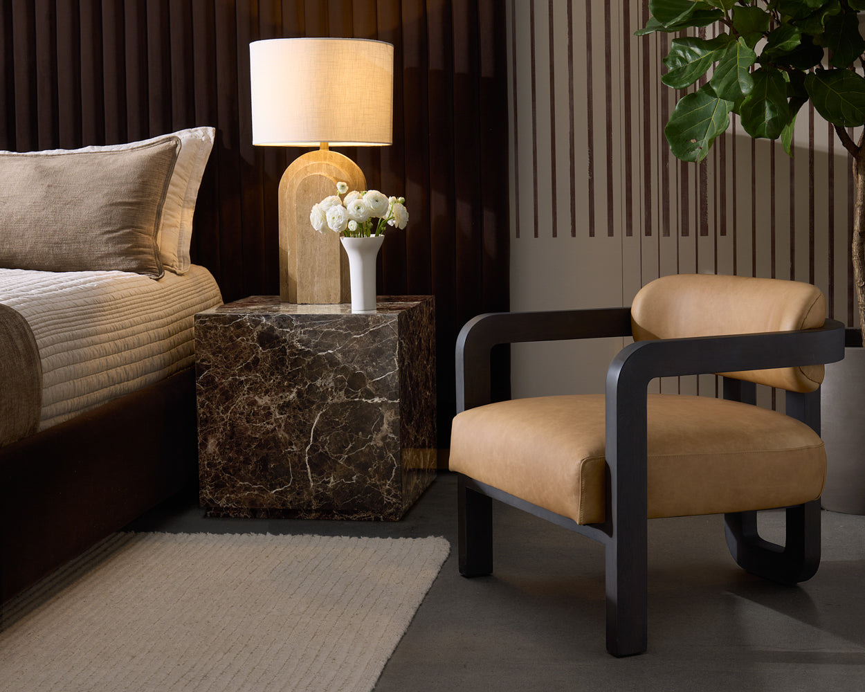 Madrone Lounge Chair - Brown