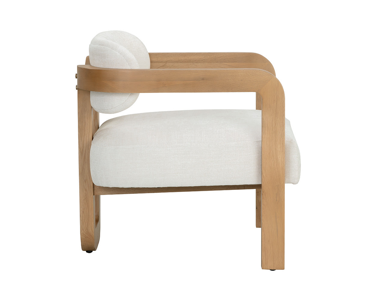 Madrone Lounge Chair - Rustic Oak