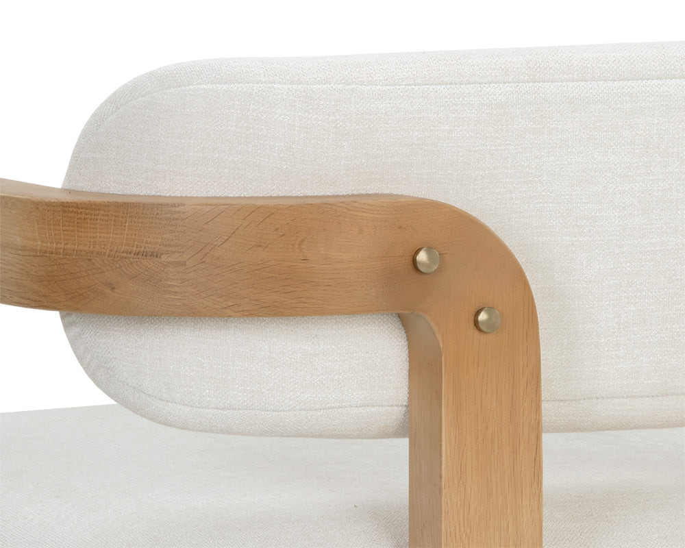 Madrone Lounge Chair - Rustic Oak