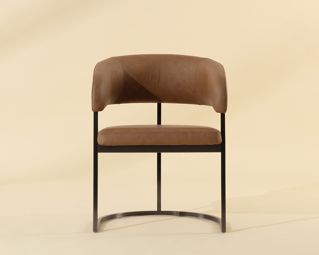 Marris Dining Armchair - Gunmetal