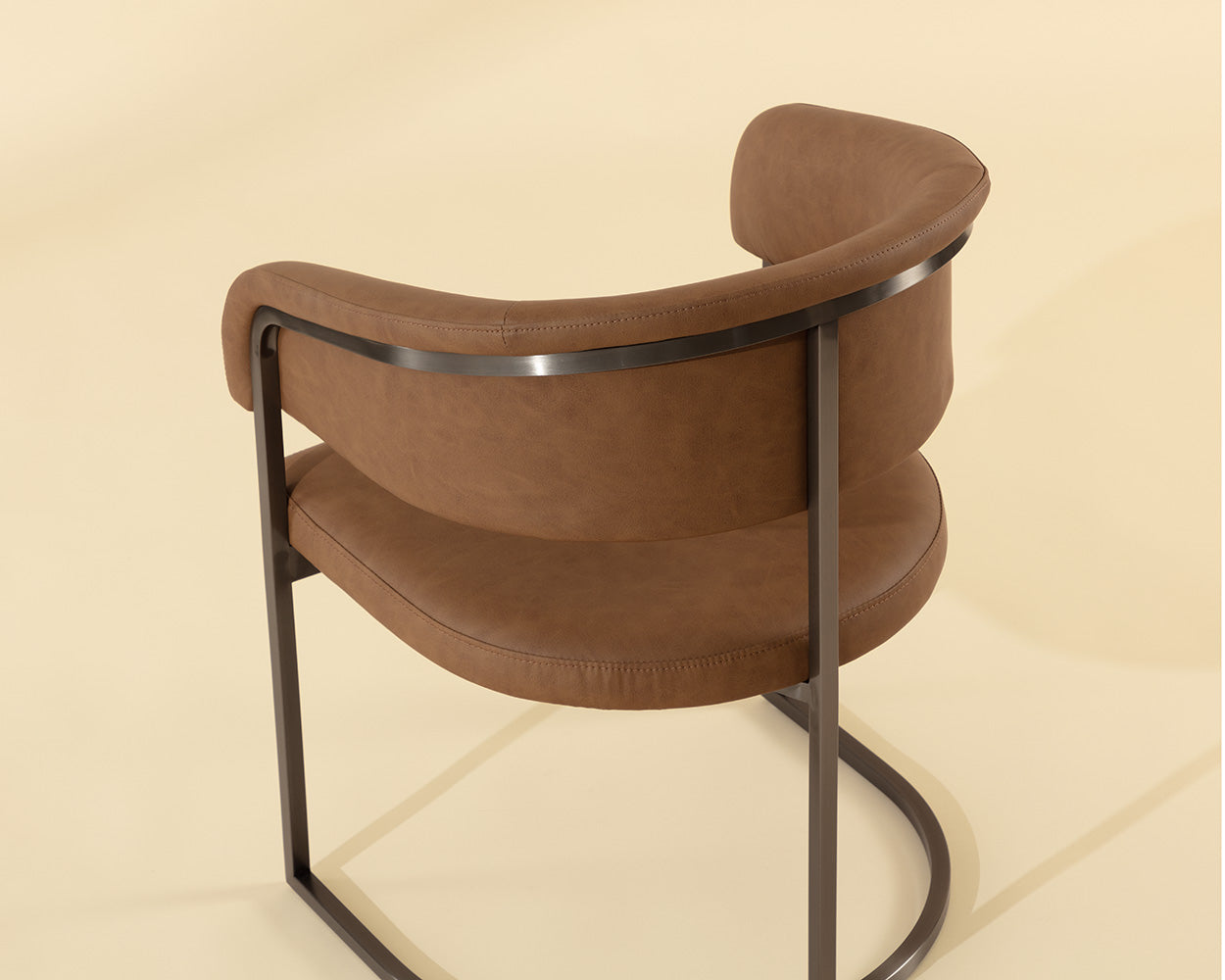 Marris Dining Armchair - Gunmetal