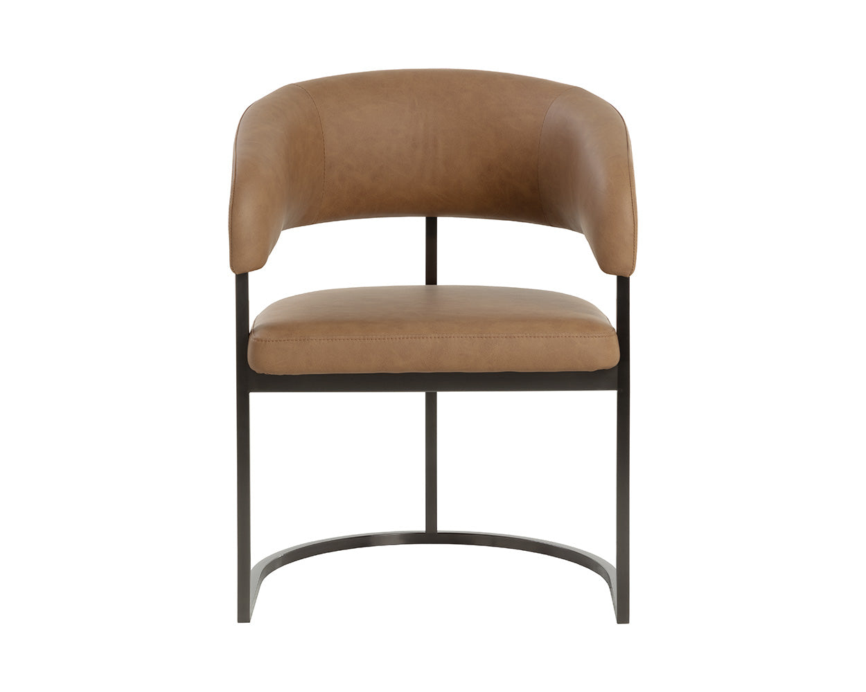 Marris Dining Armchair - Gunmetal