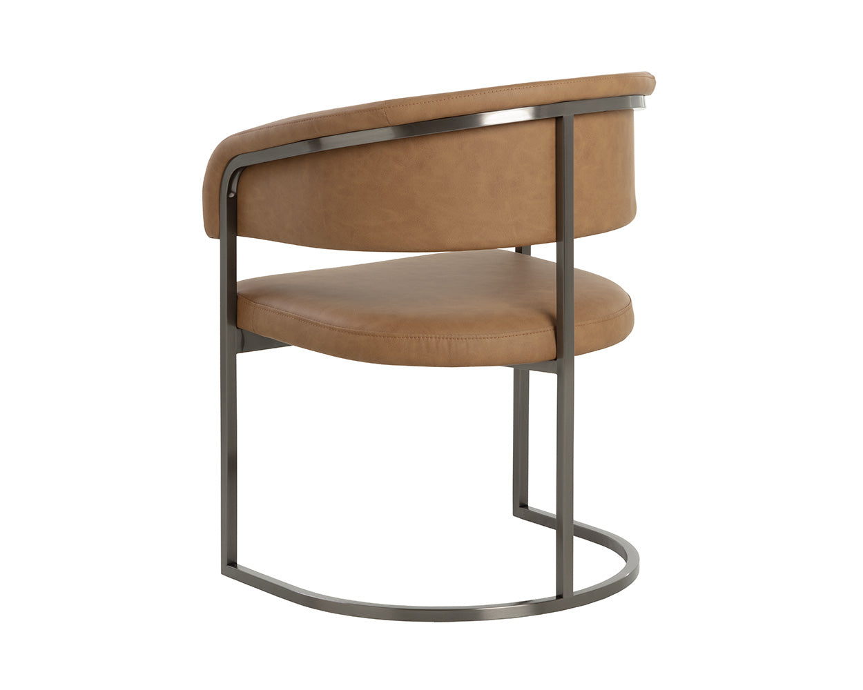Marris Dining Armchair - Gunmetal