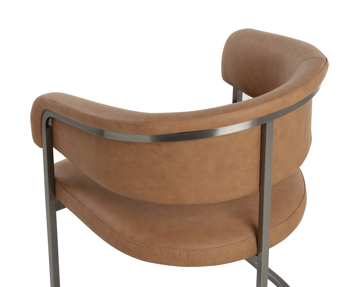 Marris Dining Armchair - Gunmetal