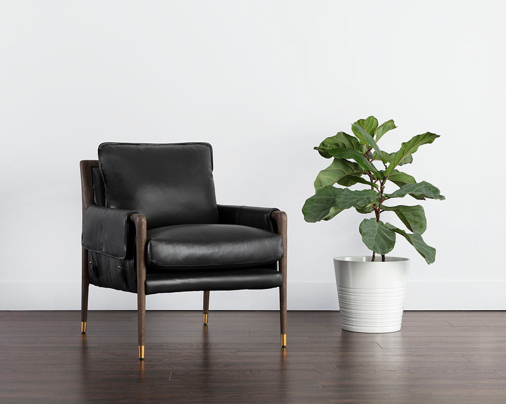 Mauti Armchair - Distressed Brown