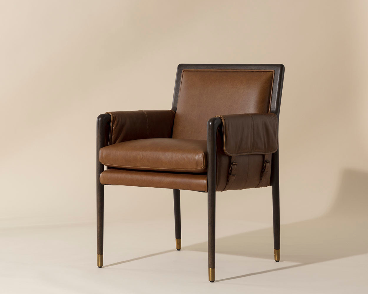 Mauti Dining Armchair - Brown