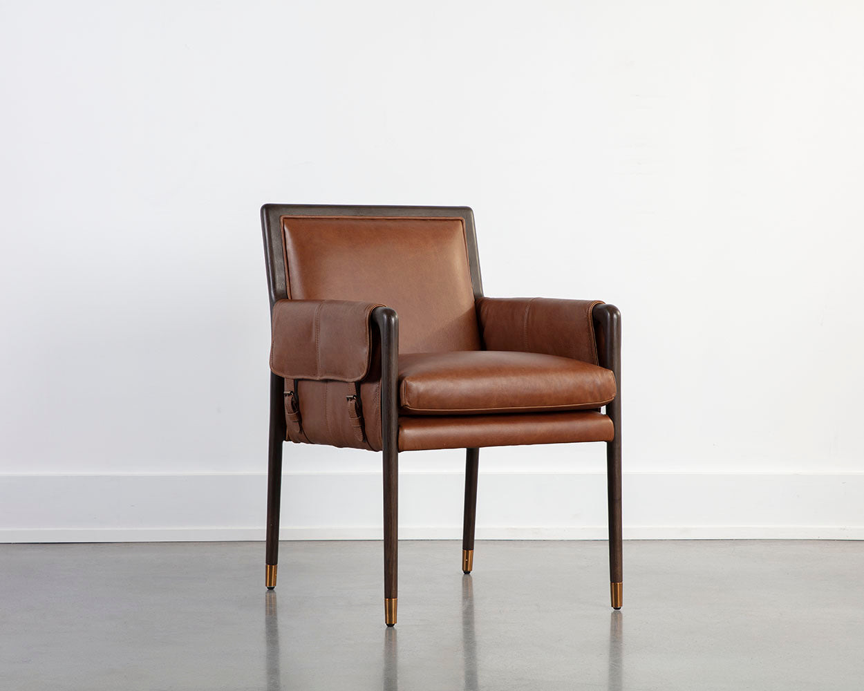 Mauti Dining Armchair - Brown