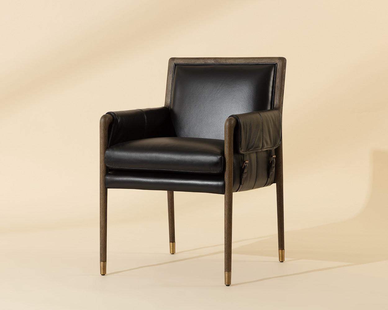 Mauti Dining Armchair - Distressed Brown