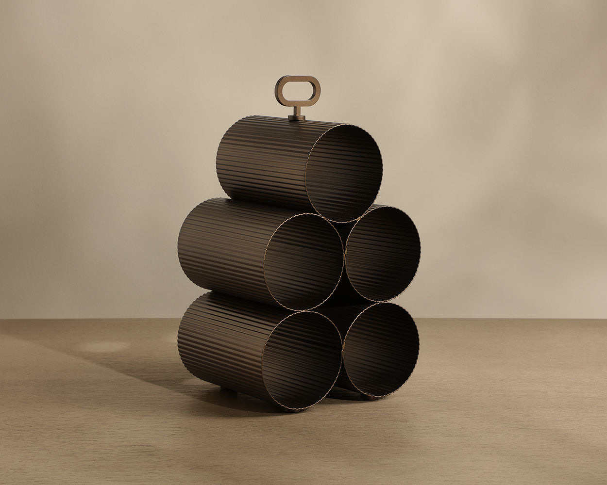 Mendocino 5 Bottle Wine Rack