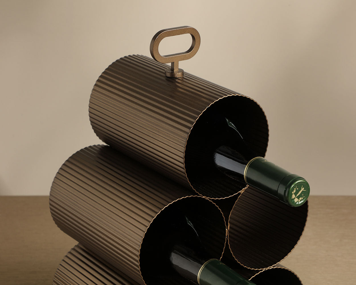 Mendocino 5 Bottle Wine Rack