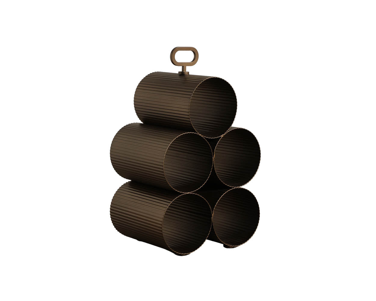 Mendocino 5 Bottle Wine Rack