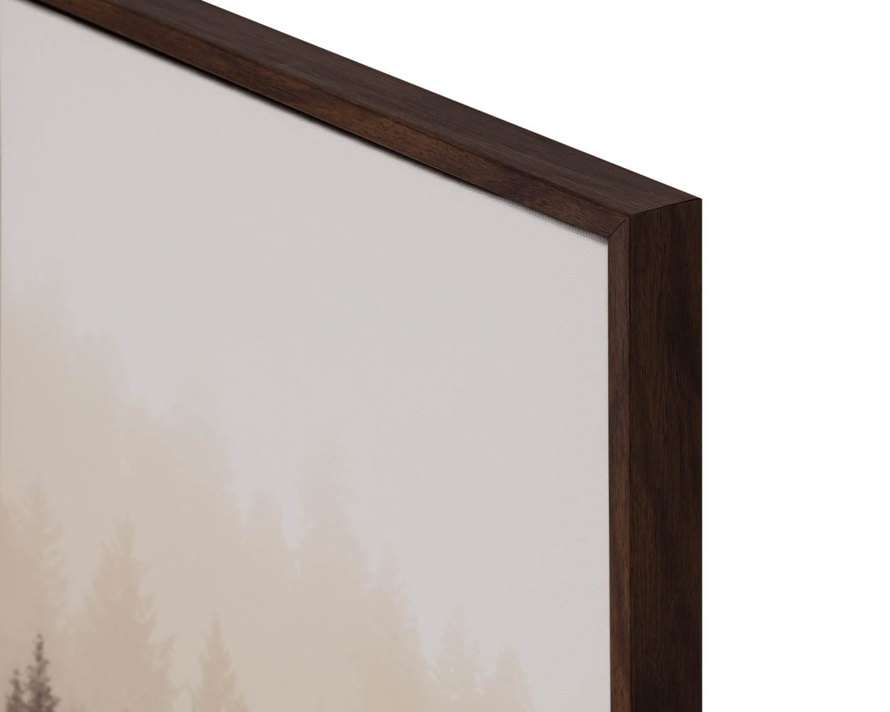 Mistwood II - 20" X 30" - Brown Floater Frame