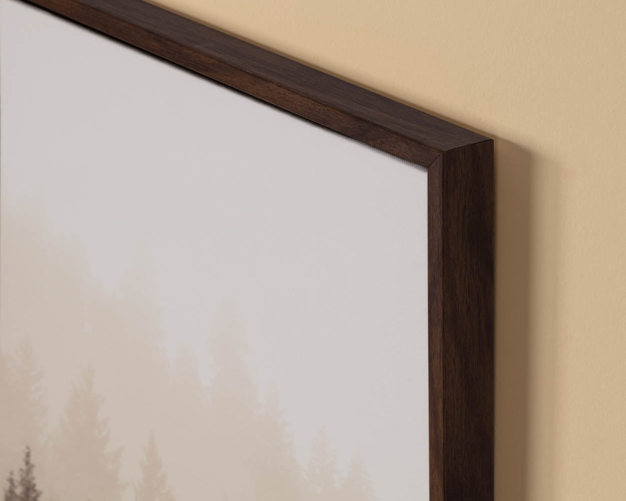 Mistwood II - 20" X 30" - Brown Floater Frame