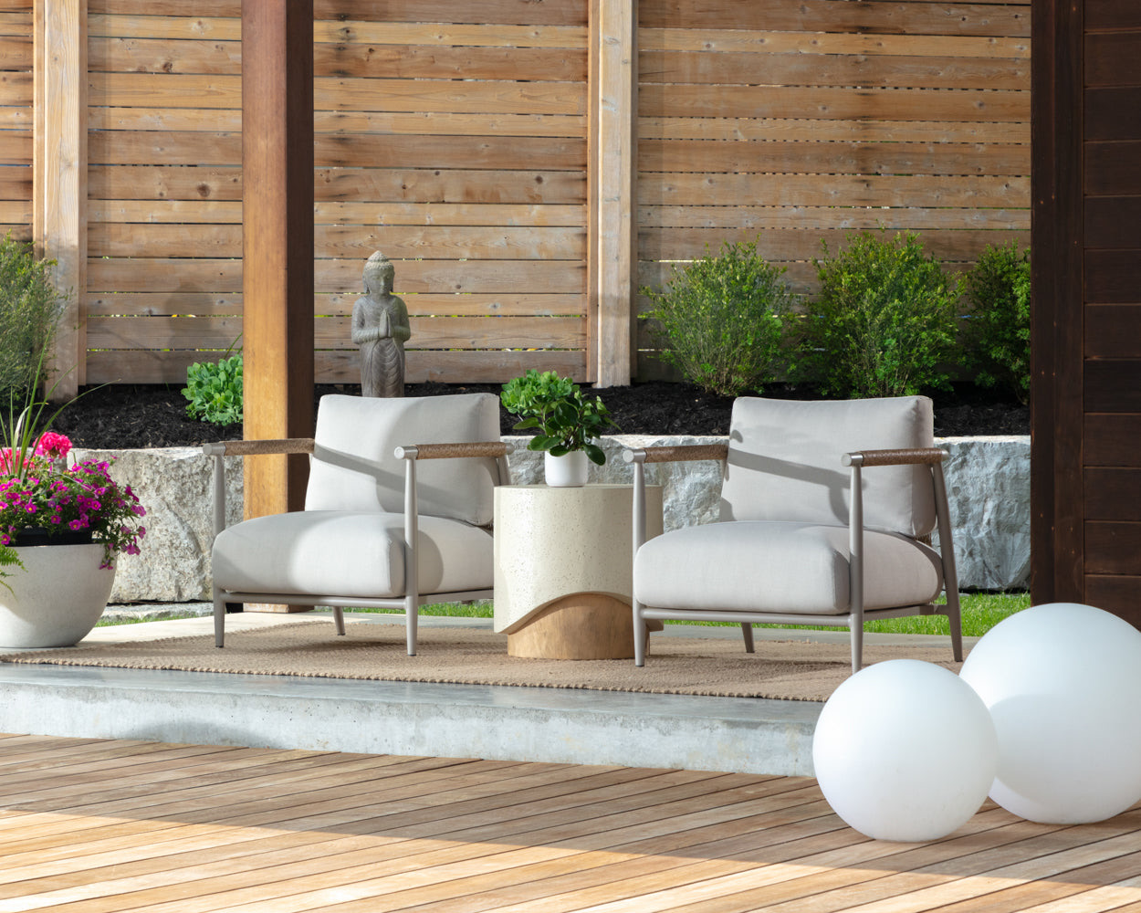 Muros Lounge Chair - Greige
