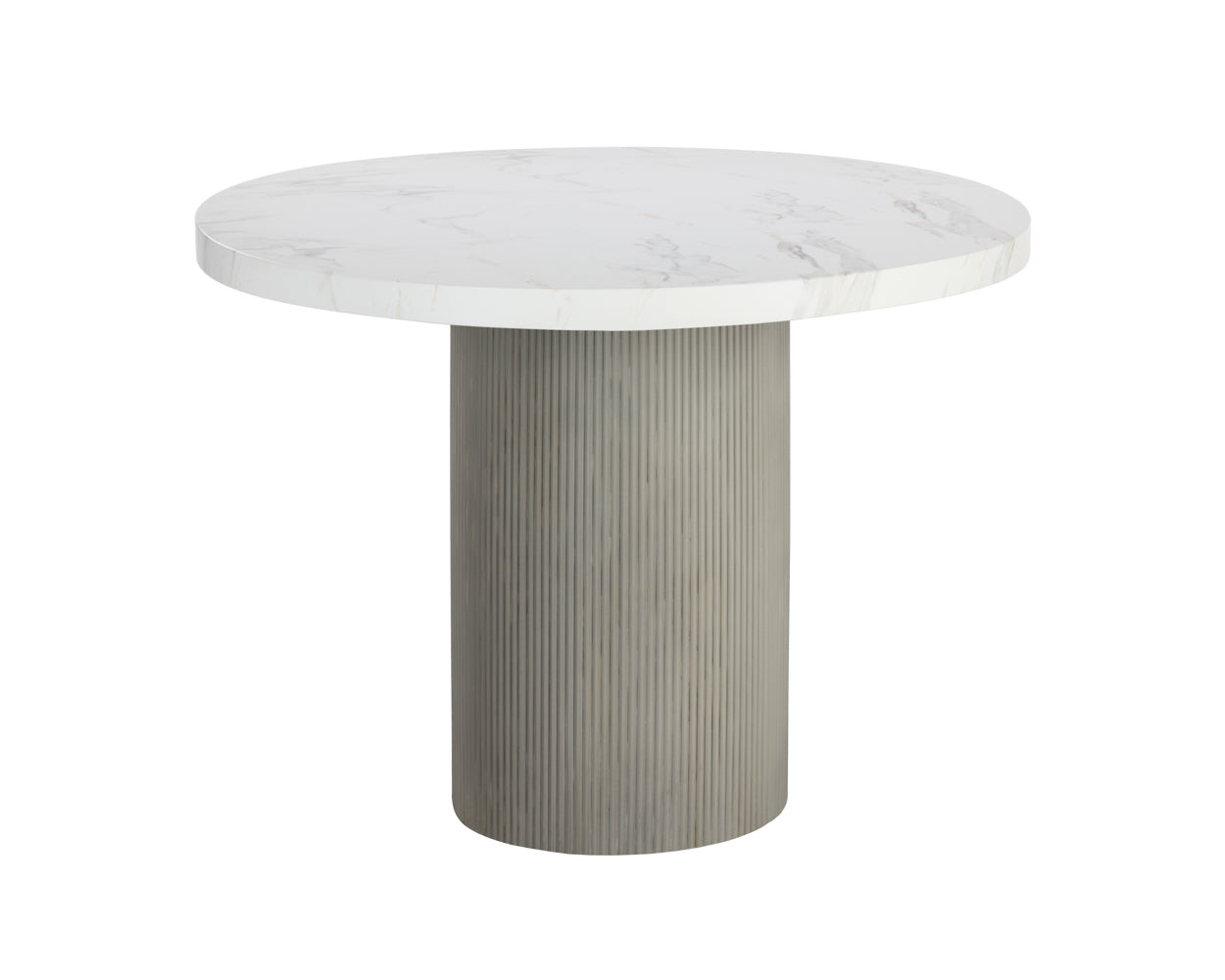 Nicolette Bistro Table - Marble Look - 40"