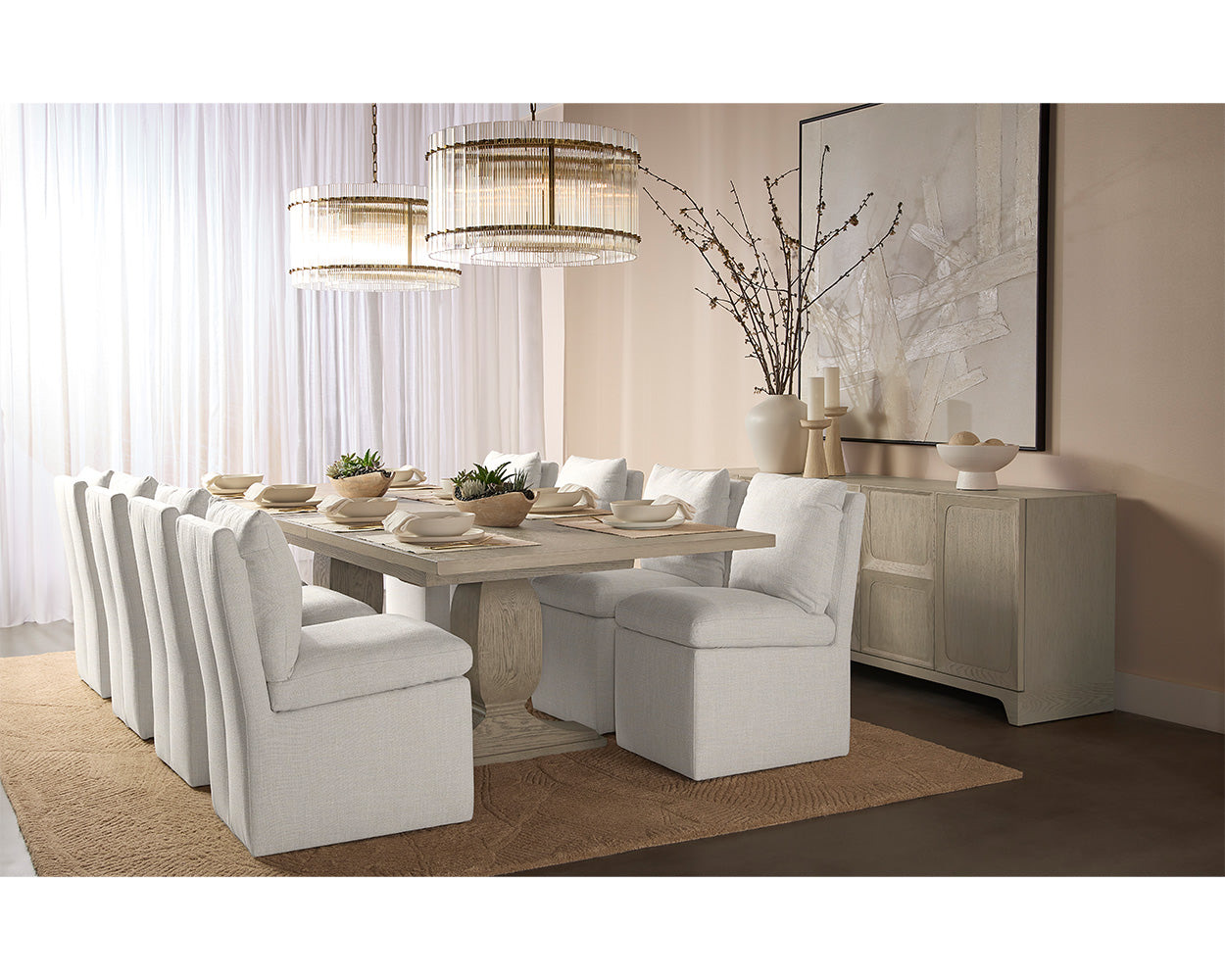 Rhaenyra Extension Dining Table - 86" To 120"