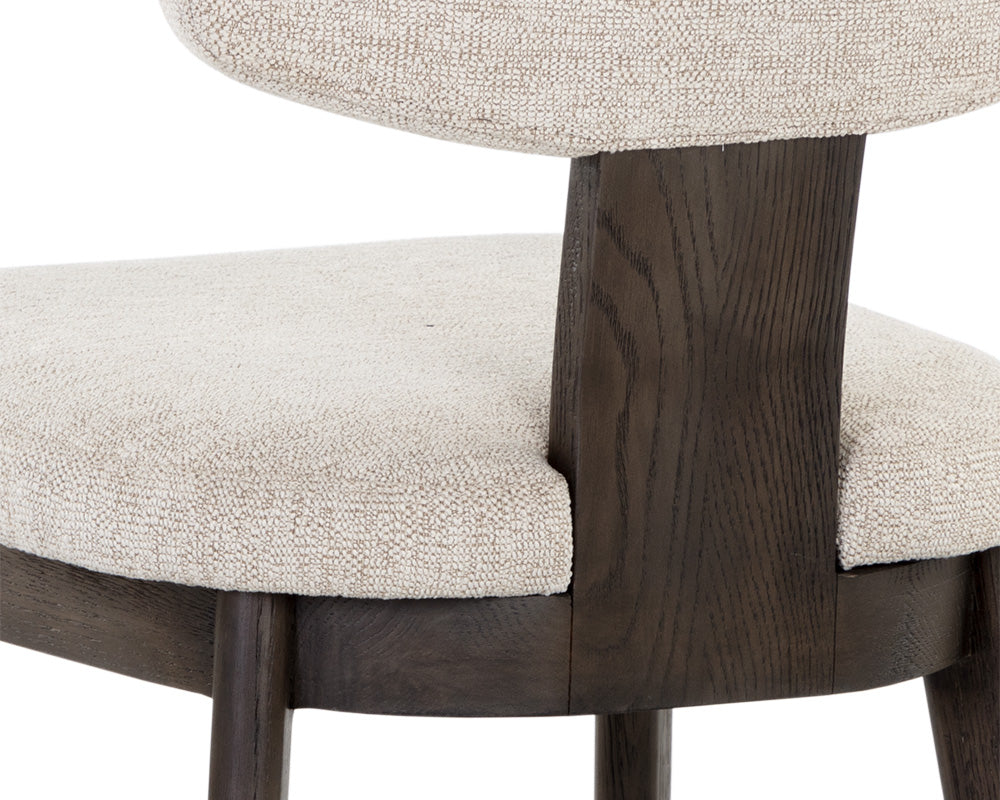 Rickett Dining Chair - Dark Brown