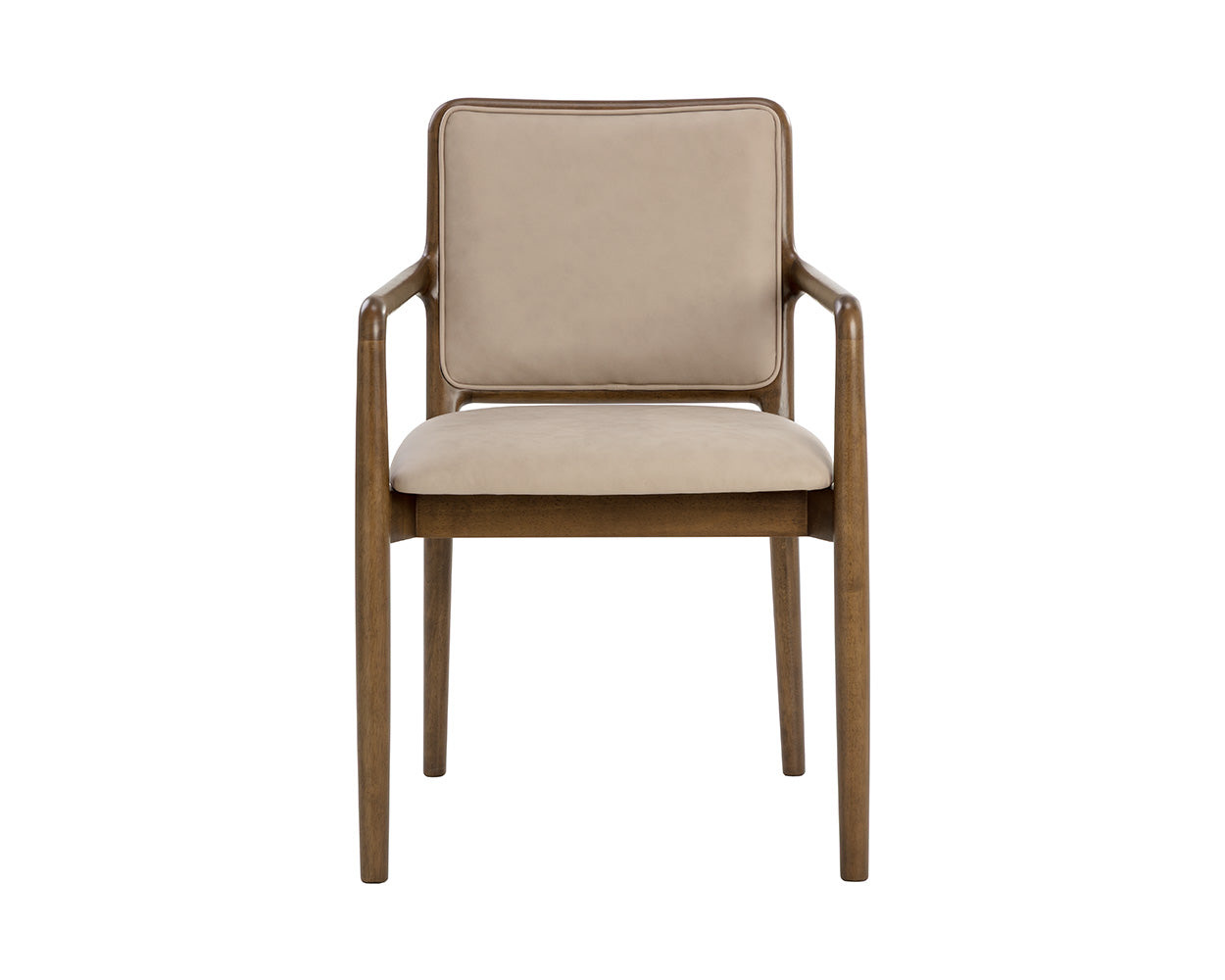 Rook Dining Armchair - Warm Brown