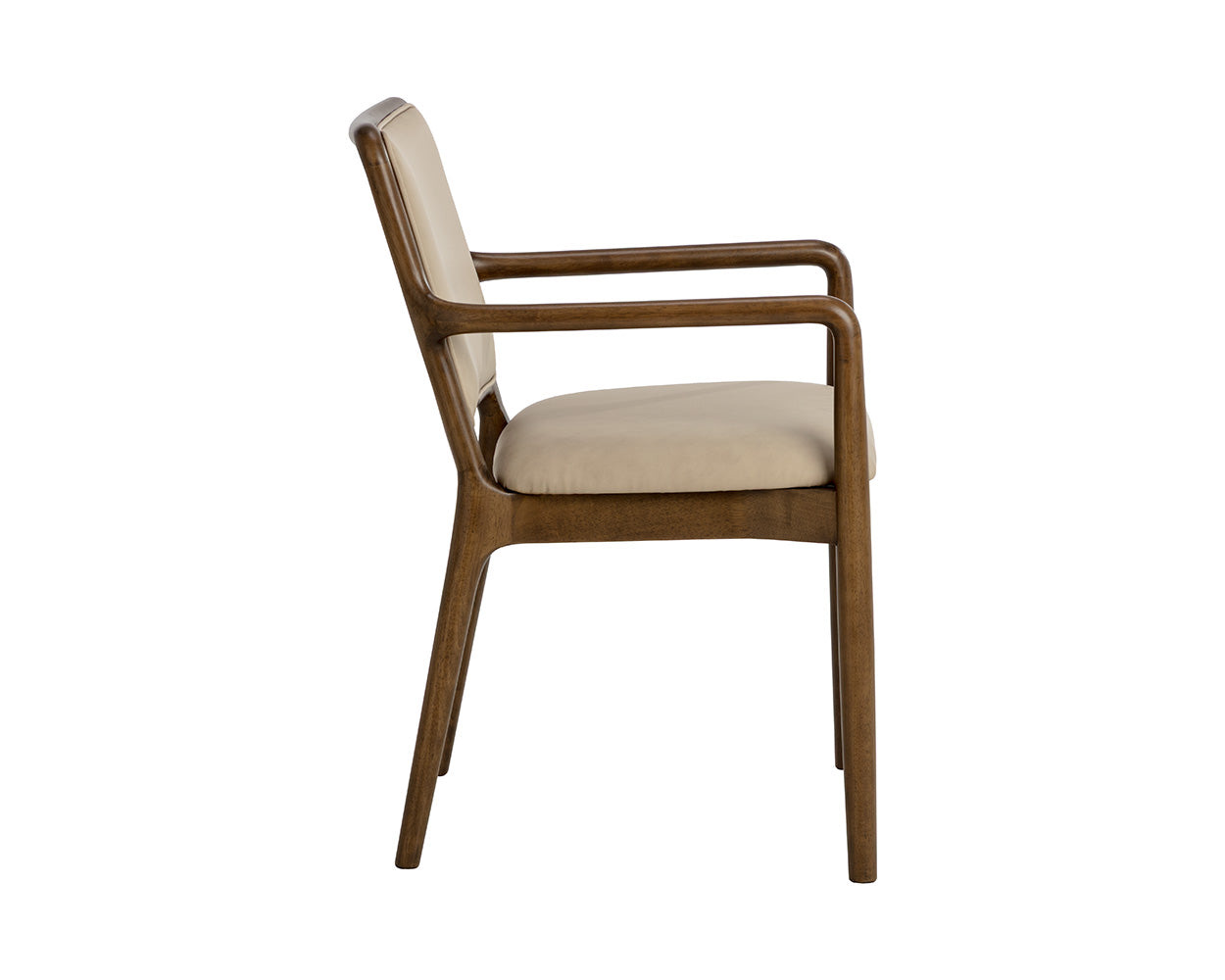 Rook Dining Armchair - Warm Brown