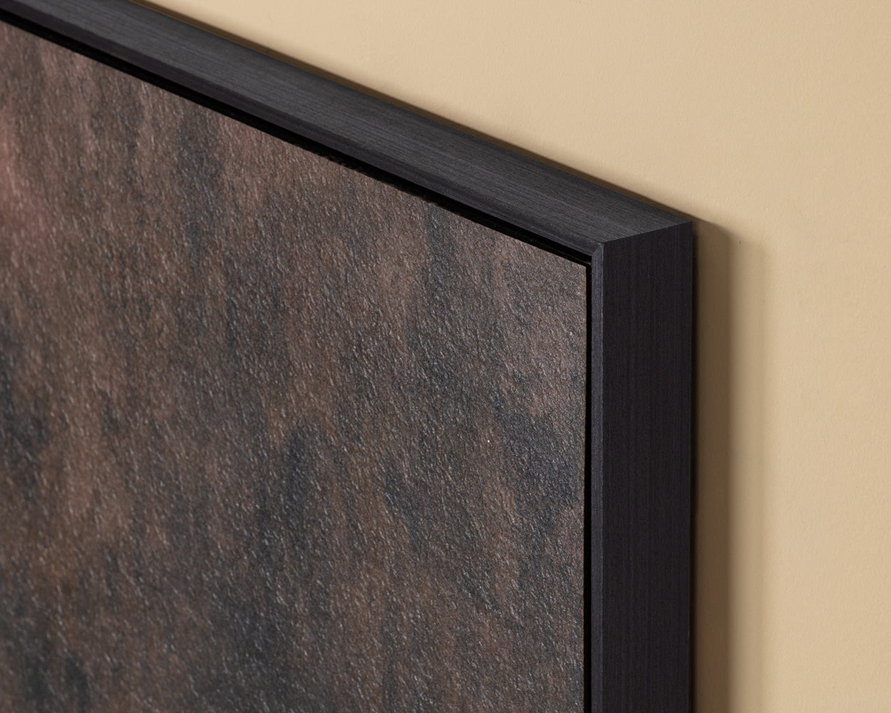 Rustic Nuance II - 30" X 60" - Black Floater Frame