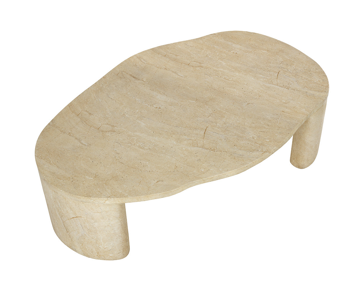 Savinah Coffee Table - Travertine Look