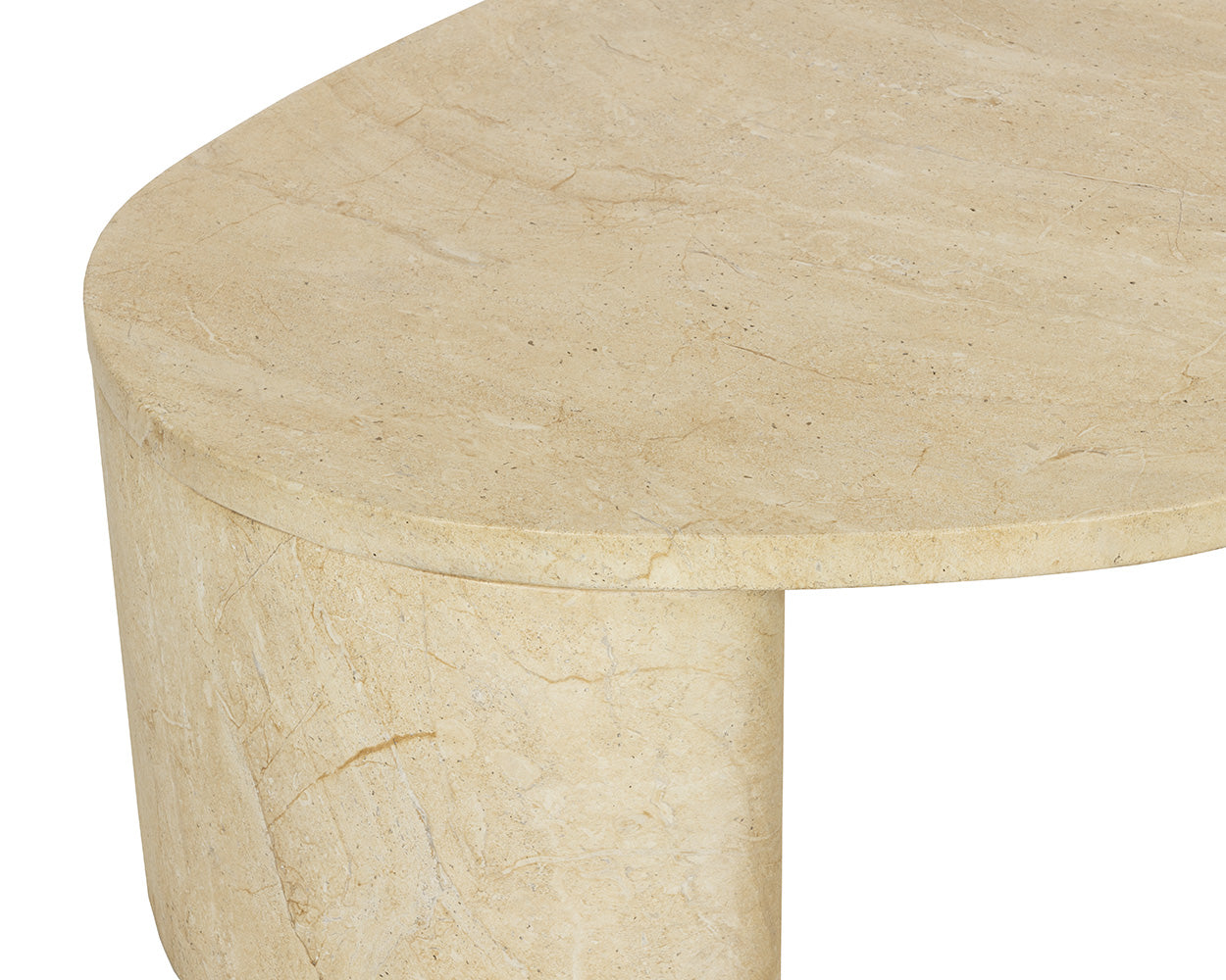 Savinah Coffee Table - Travertine Look