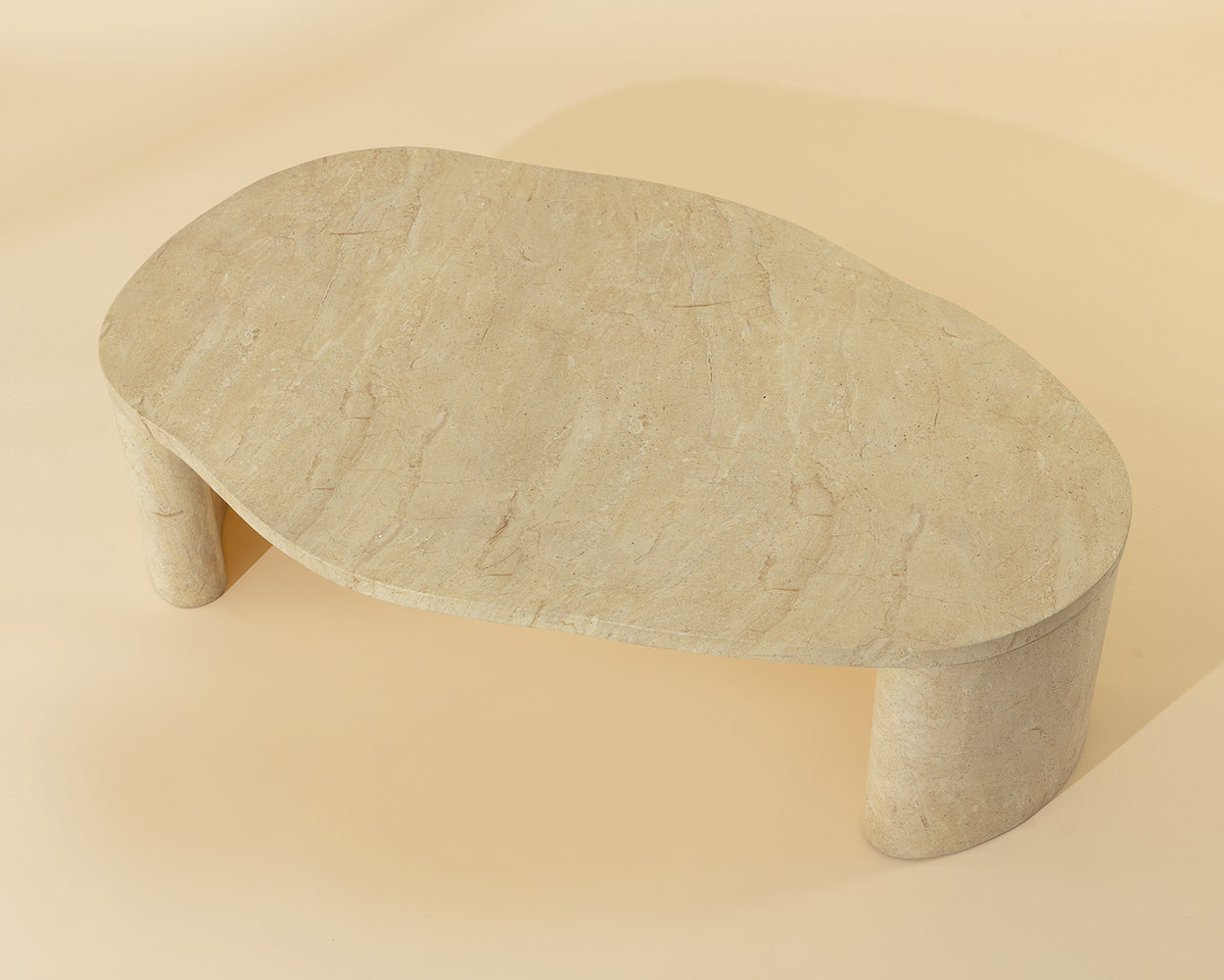 Savinah Coffee Table - Travertine Look