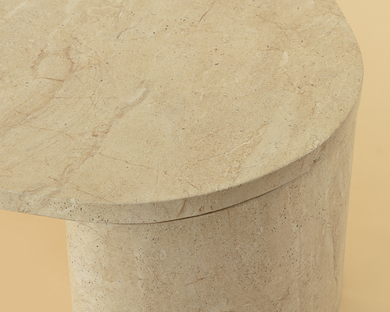 Savinah Coffee Table - Travertine Look