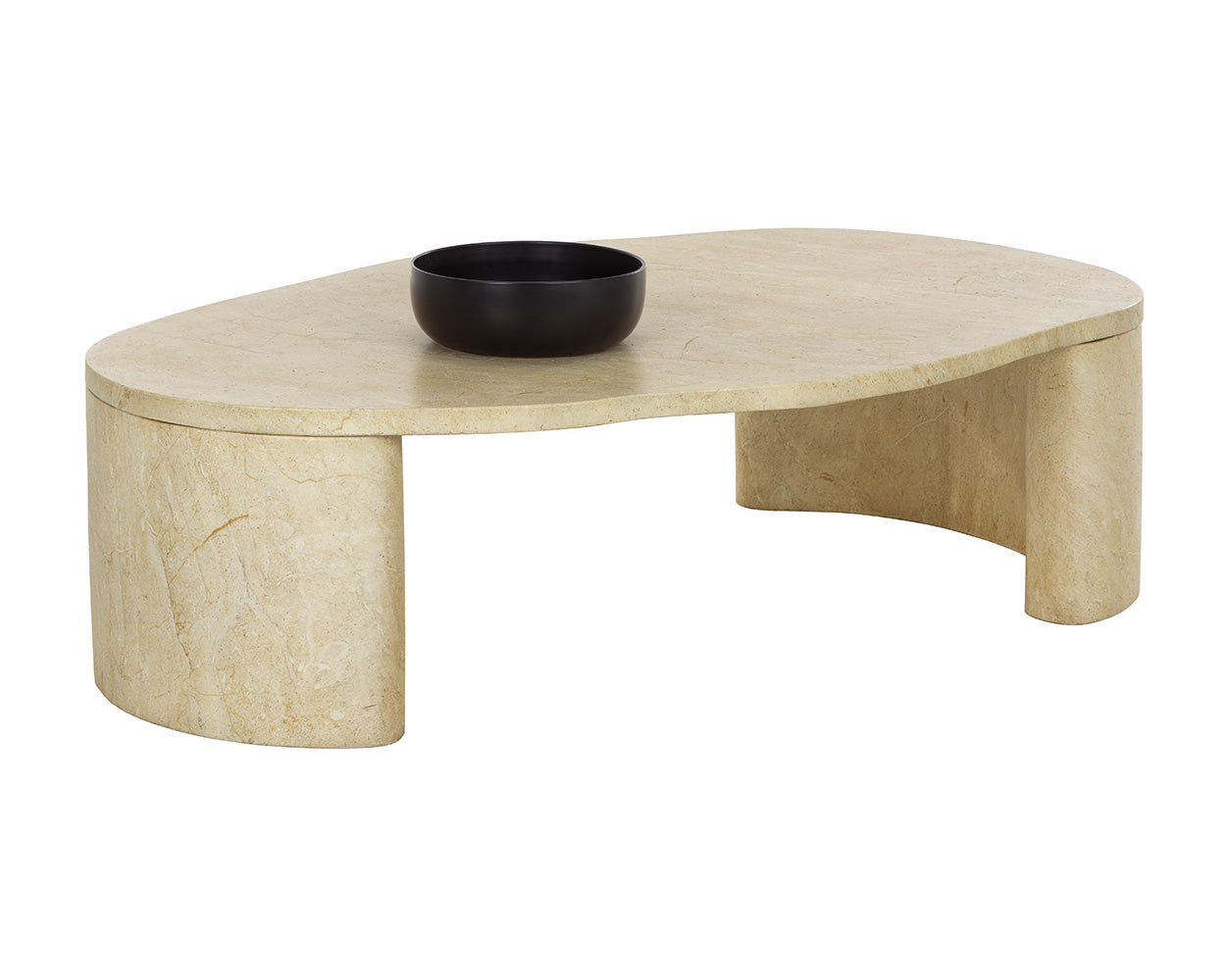 Savinah Coffee Table - Travertine Look