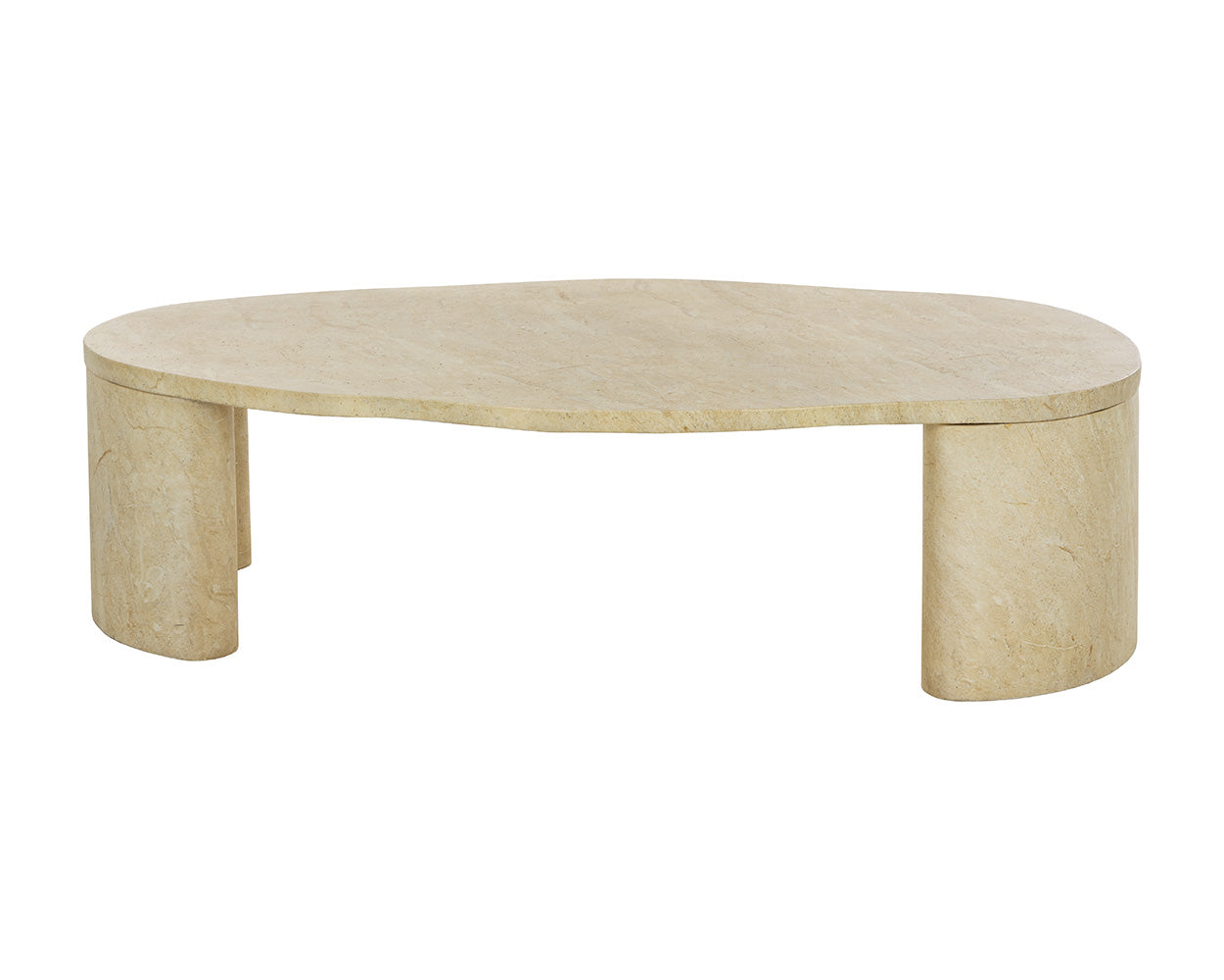 Savinah Coffee Table - Travertine Look