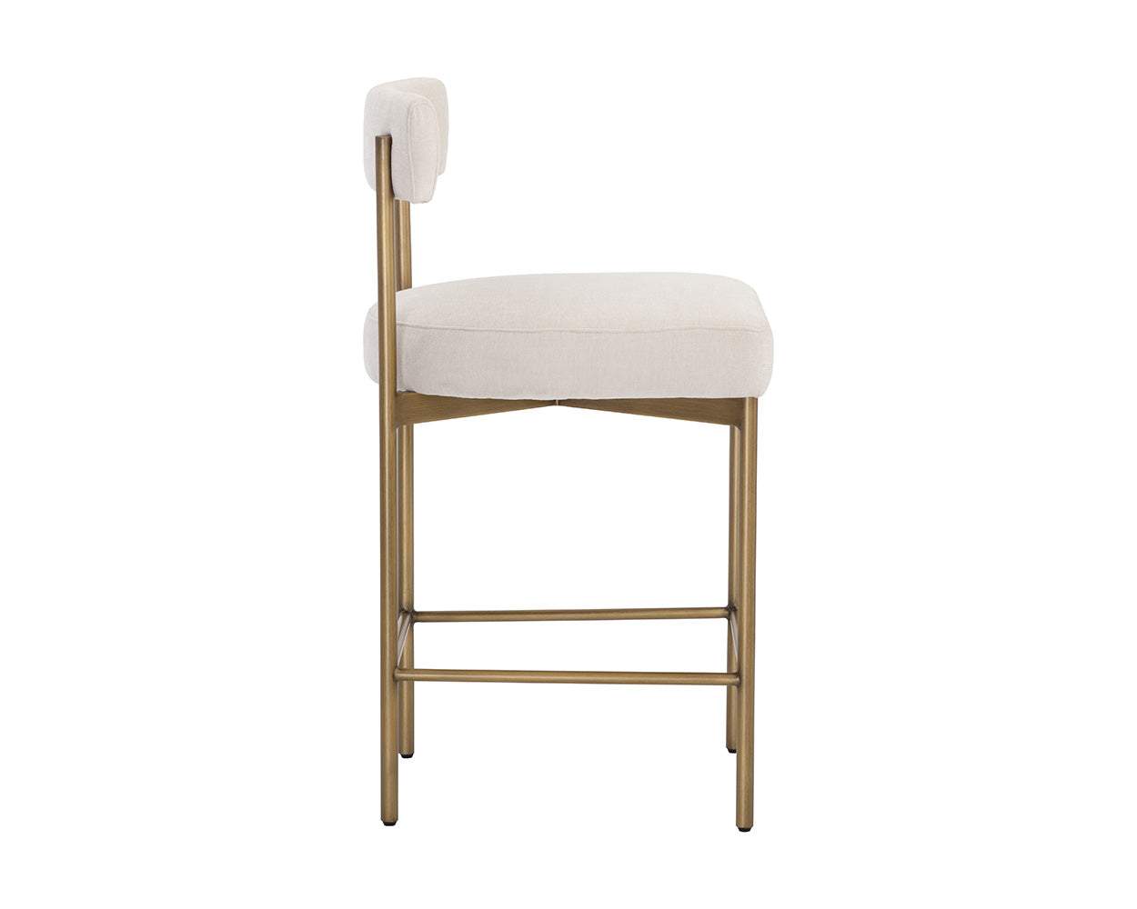 Seneca Counter Stool - Antique Brass