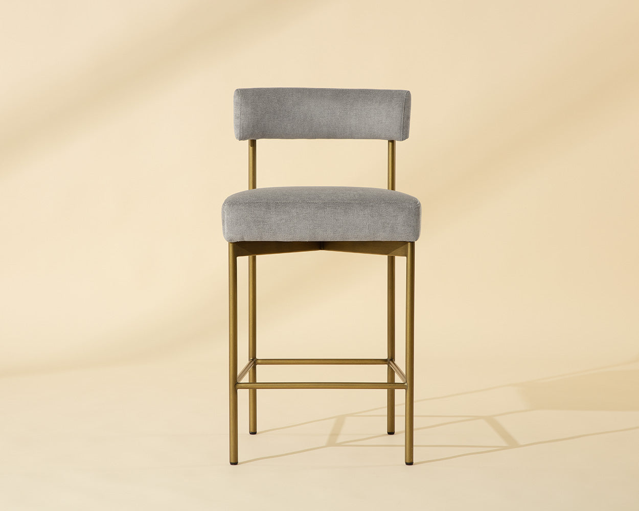 Seneca Counter Stool - Antique Brass