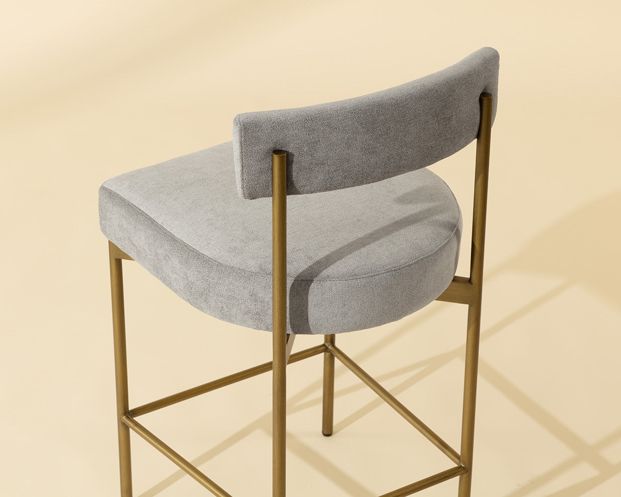 Seneca Counter Stool - Antique Brass