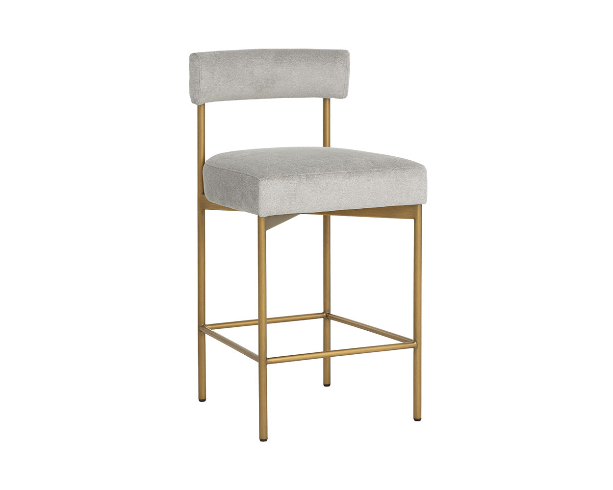 Seneca Counter Stool - Antique Brass