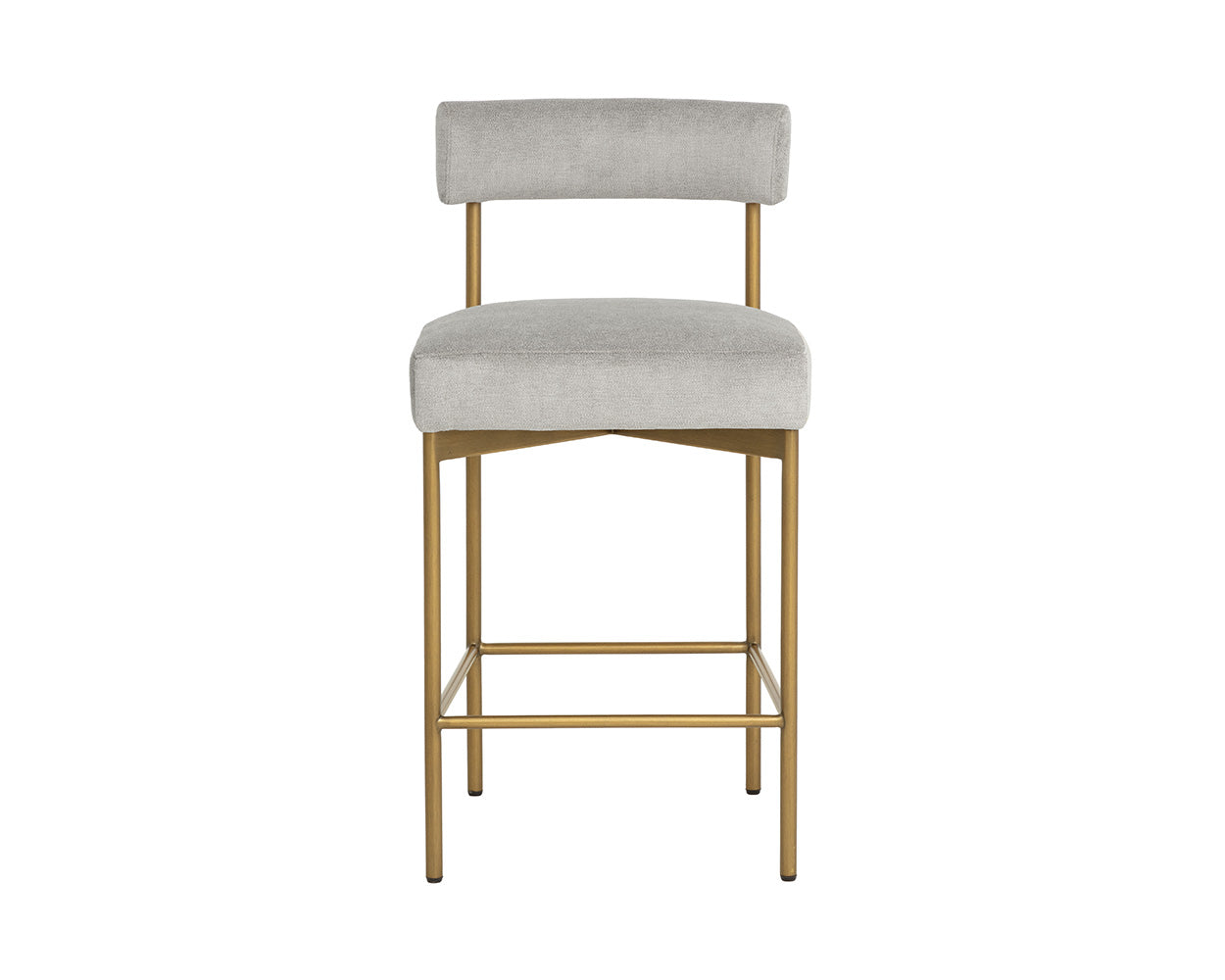 Seneca Counter Stool - Antique Brass