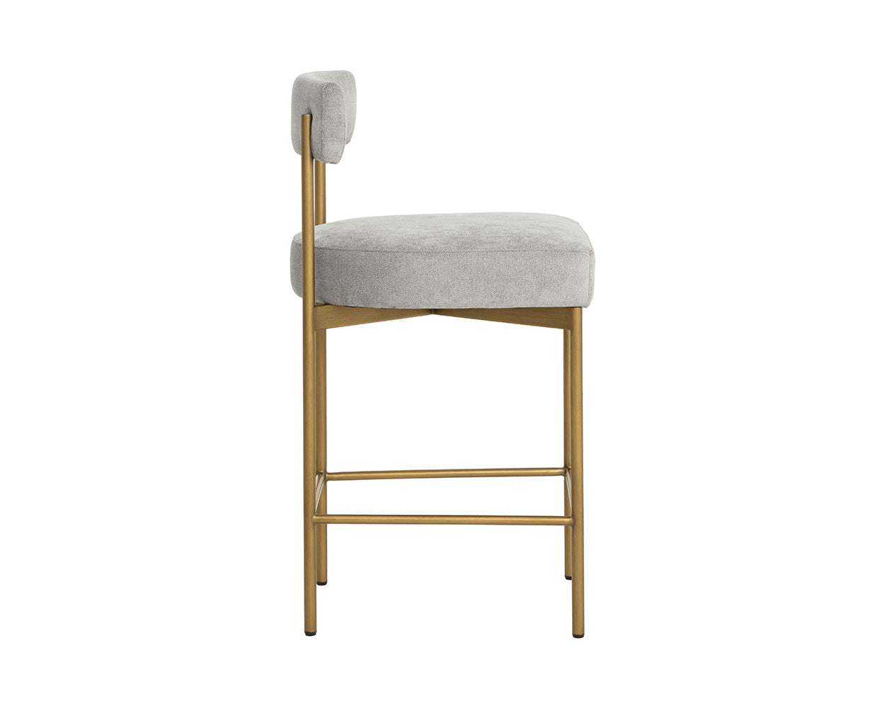 Seneca Counter Stool - Antique Brass