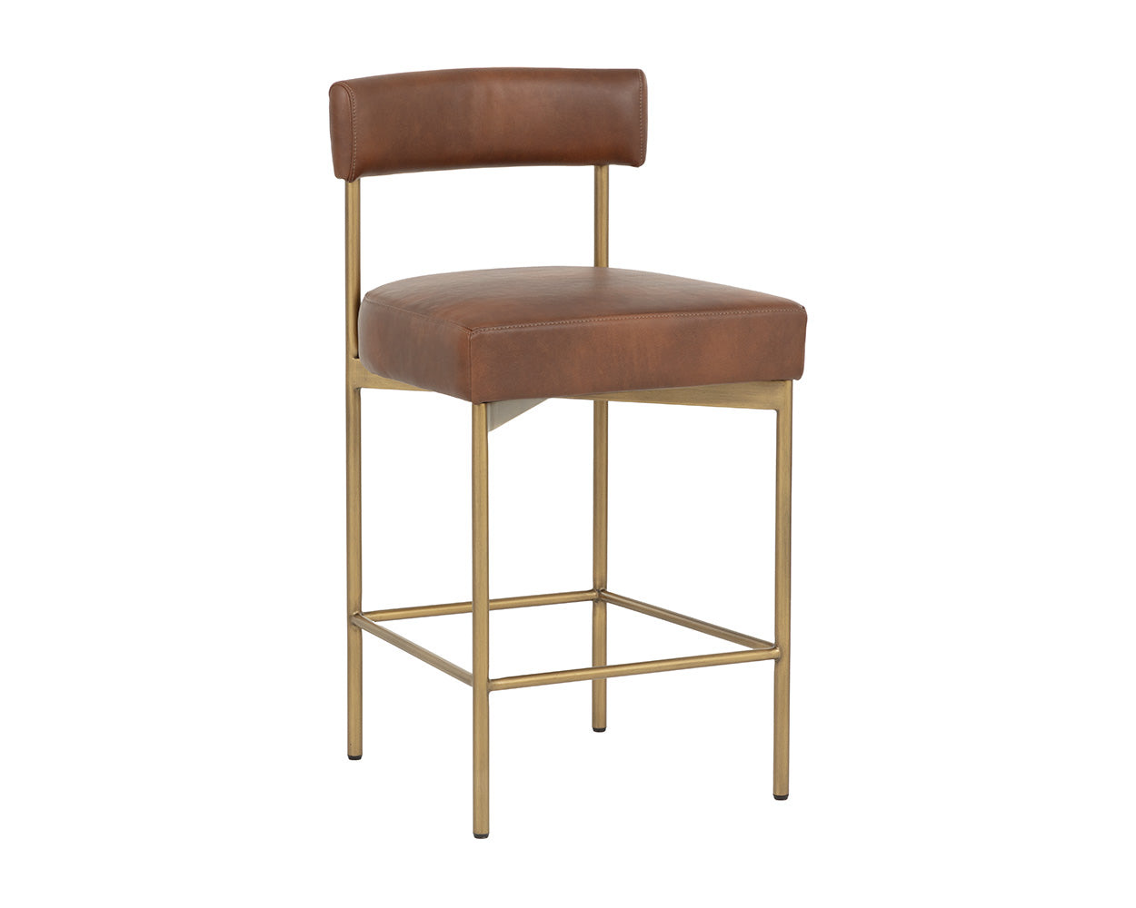 Seneca Counter Stool - Antique Brass